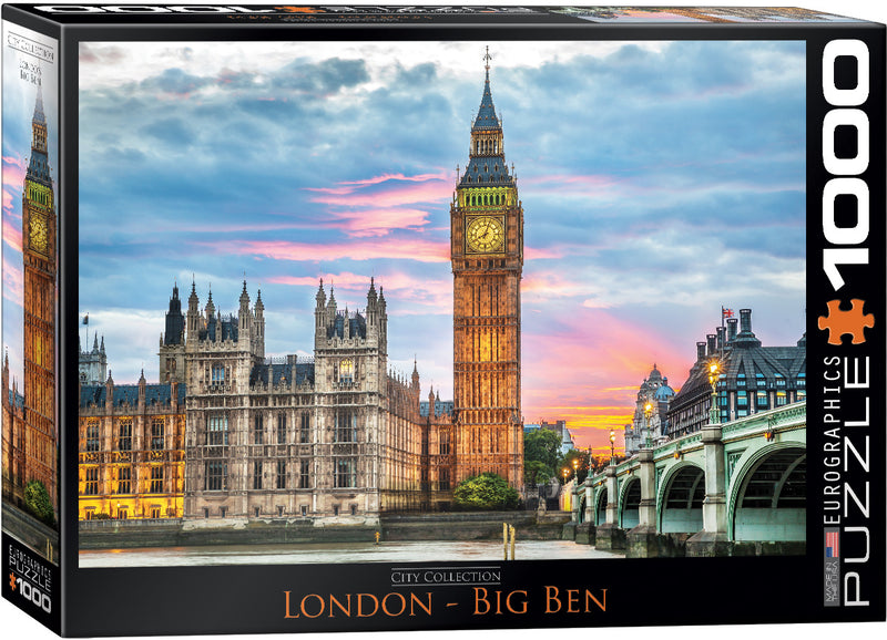 London Big Ben 1000-Piece Puzzle - Puffin Spot Variety