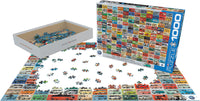 The VW Groovy Bus 1000-Piece Puzzle Puffin Spot Variety