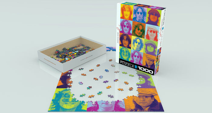 John Lennon Color Portraits 1000-Piece Puzzle Puffin Spot Variety