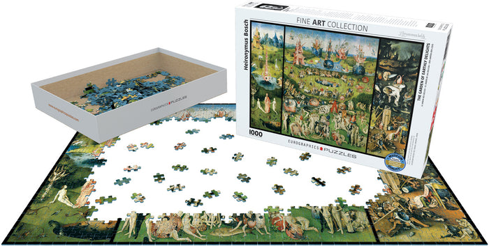Puzzel The Garden of Earthly  Delights. - The Puffin Spot