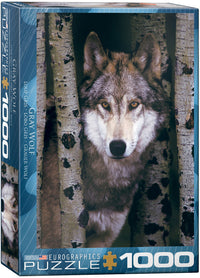Gray Wolf 1000 Piece Puzzle Puffin Spot Variety
