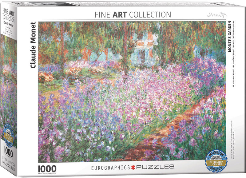 Monet's Garden by Claude Monet 1000-Piece Puzzle Puffin Spot Variety
