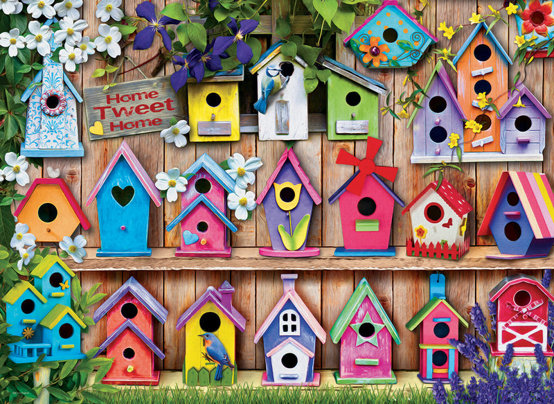 Home Tweet Home (Birdhouses) 1000 Piece Puzzle Puffin Spot Variety