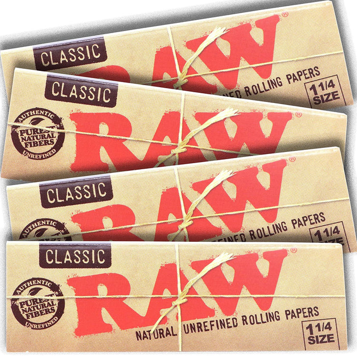 Raw Classic Rolling Papers 1 1/4 - The Puffin Spot