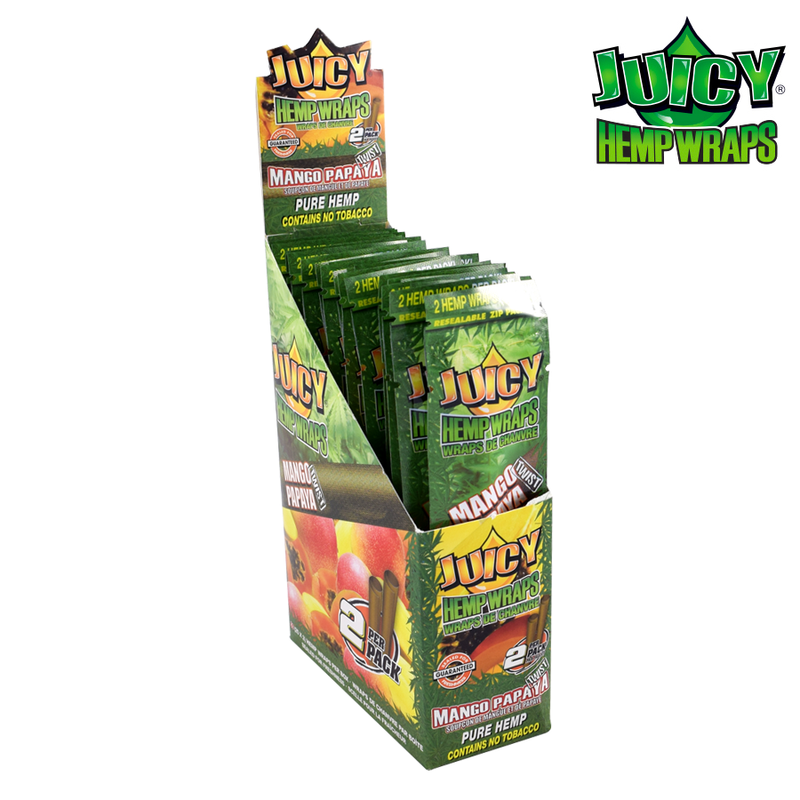 Juicy Hemp Wraps Mango Papaya - Puffin Spot Variety