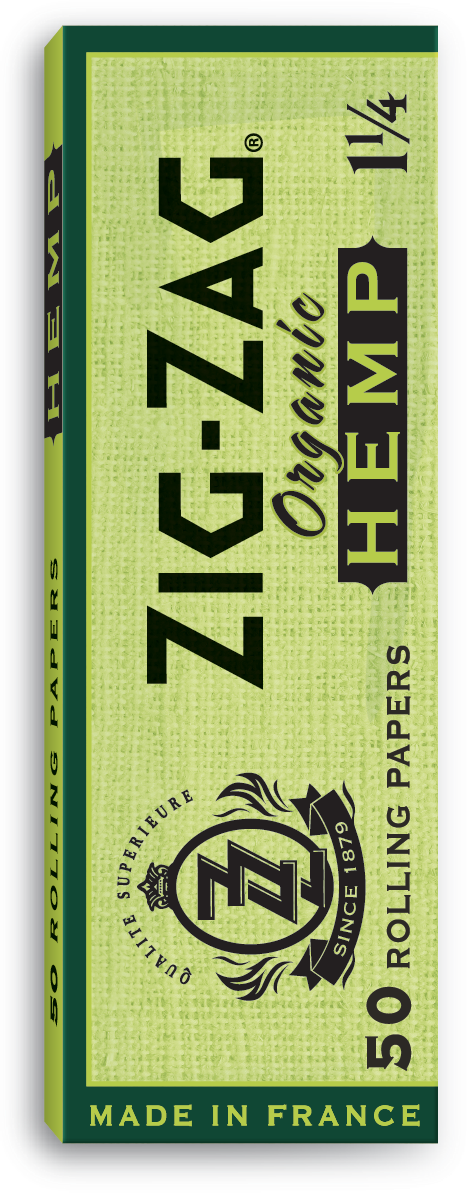 Zig-Zag Organic Hemp Papers 1 1/4 size
